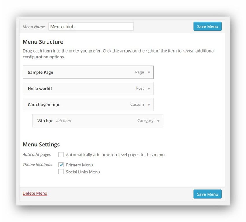 menu-con-wordpress