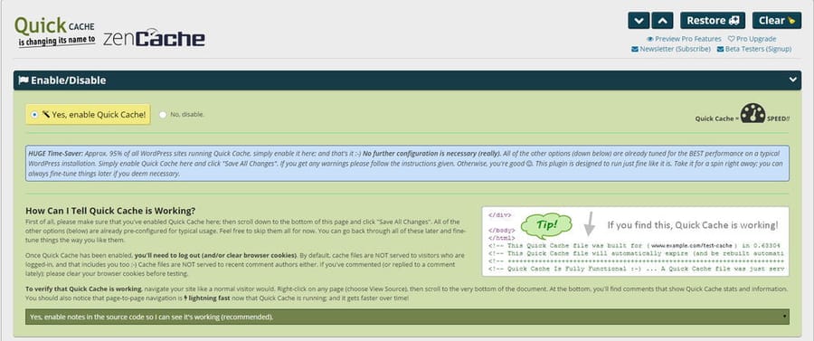 quickcache-dashboard