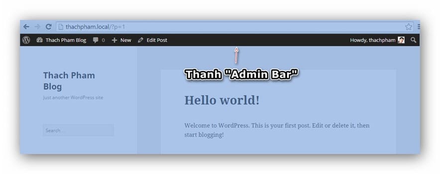 thanh-adminbar-wordpress