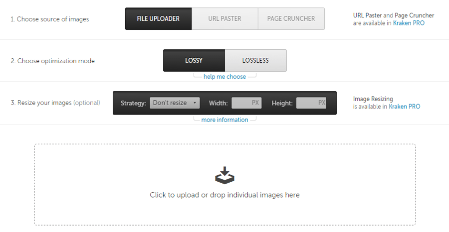kraken-webinterface
