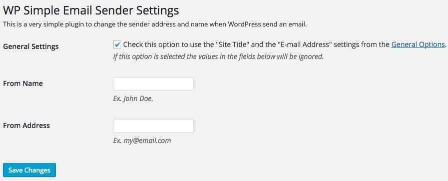 WP_Simple_Email_Sender_Settings