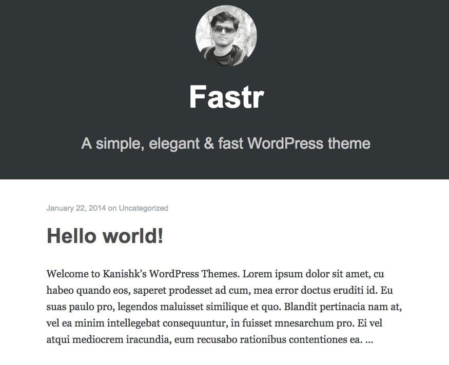 Fastr-Theme