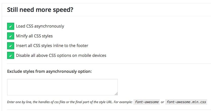 Thiết lập plugin Speed Booster Pack để nén CSS