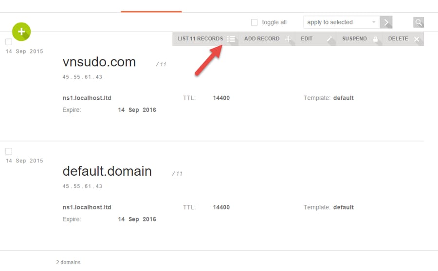 vestacp-dns-rieng