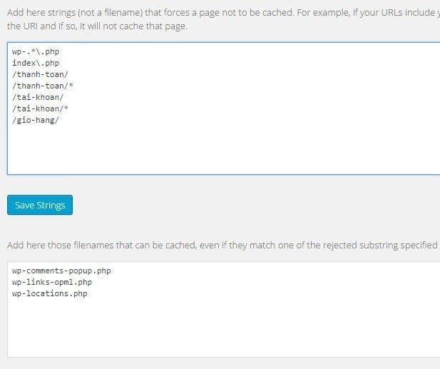 Thiết lập WP Super Cache cho WooCommerce
