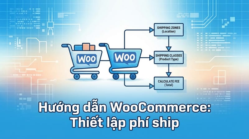 Hướng dẫn WooCommerce: Thiết lập phí ship